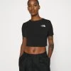 The North Face CROP TEE - T-shirt imprimé Qualité Supérieure t-shirts et tops col rond female