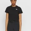 Prix Distinctifs The North Face FOUNDATION CROP TEE - T-shirt basique vêtements randonnée female