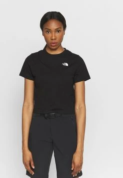 Prix Distinctifs The North Face FOUNDATION CROP TEE - T-shirt basique vĂȘtements randonnée female