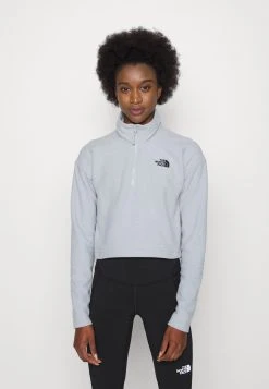 The North Face QualitĂ© Fiable GLACIER CROPPED 1/4 ZIP - Sweat polaire vĂȘtements randonnée female