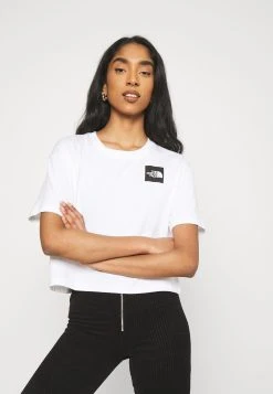 Prix Sympa The North Face CROPPED FINE TEE - T-shirt imprimé t-shirts et tops col rond female